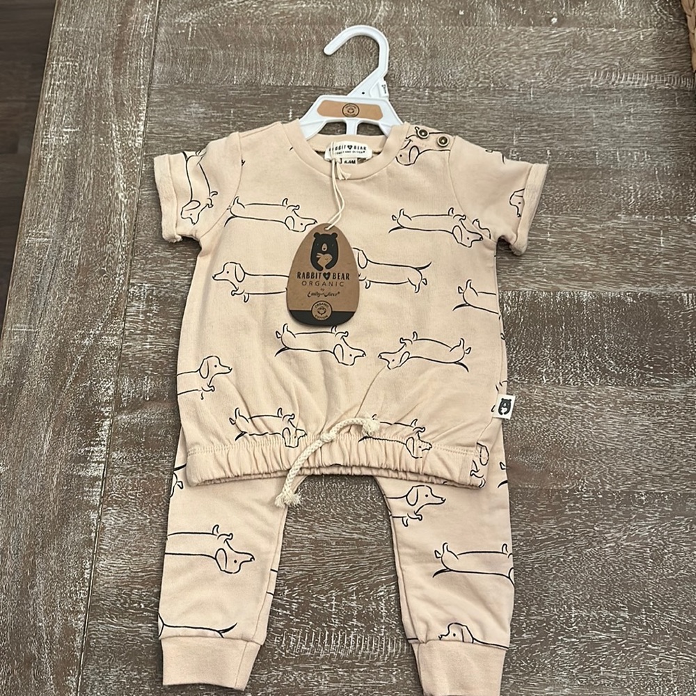 6/9 months 100% cotton baby outfit